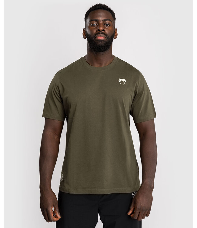 Venum Serpenti T-Shirt Baumwolle Kaki Bronze Elfenbein