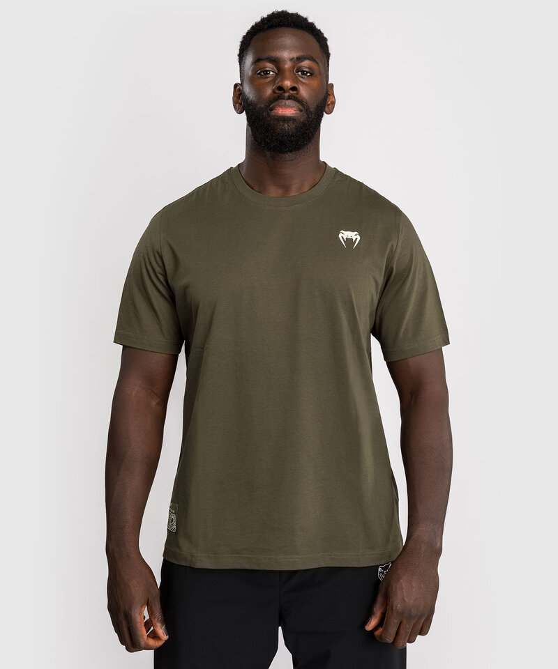 Venum Venum Serpenti T-shirt katoen Kaki Brons Ivoor