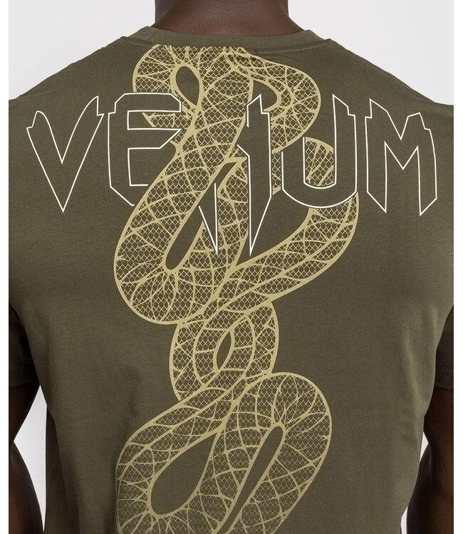 Venum Serpenti T-shirt katoen Kaki Brons Ivoor