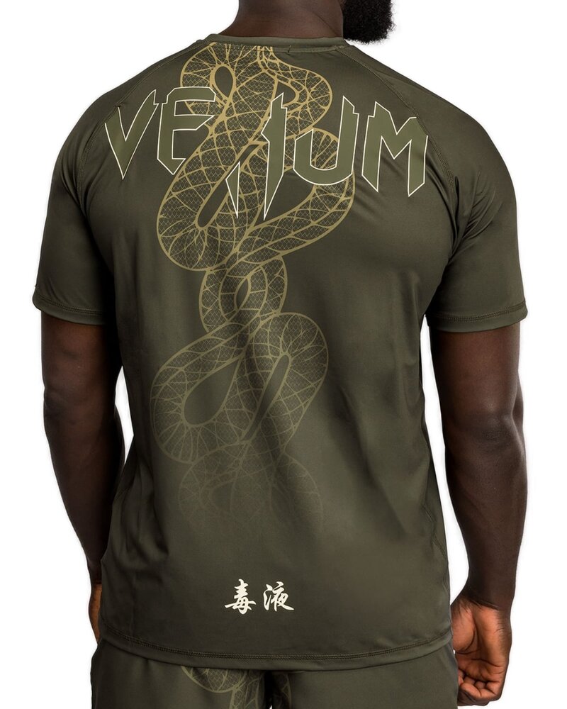 Venum Venum Serpenti T-Shirt Baumwolle Kaki Bronze Elfenbein