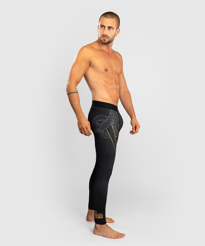 Venum Venum Serpenti Sportlegging Spats Zwart Zilver Goud