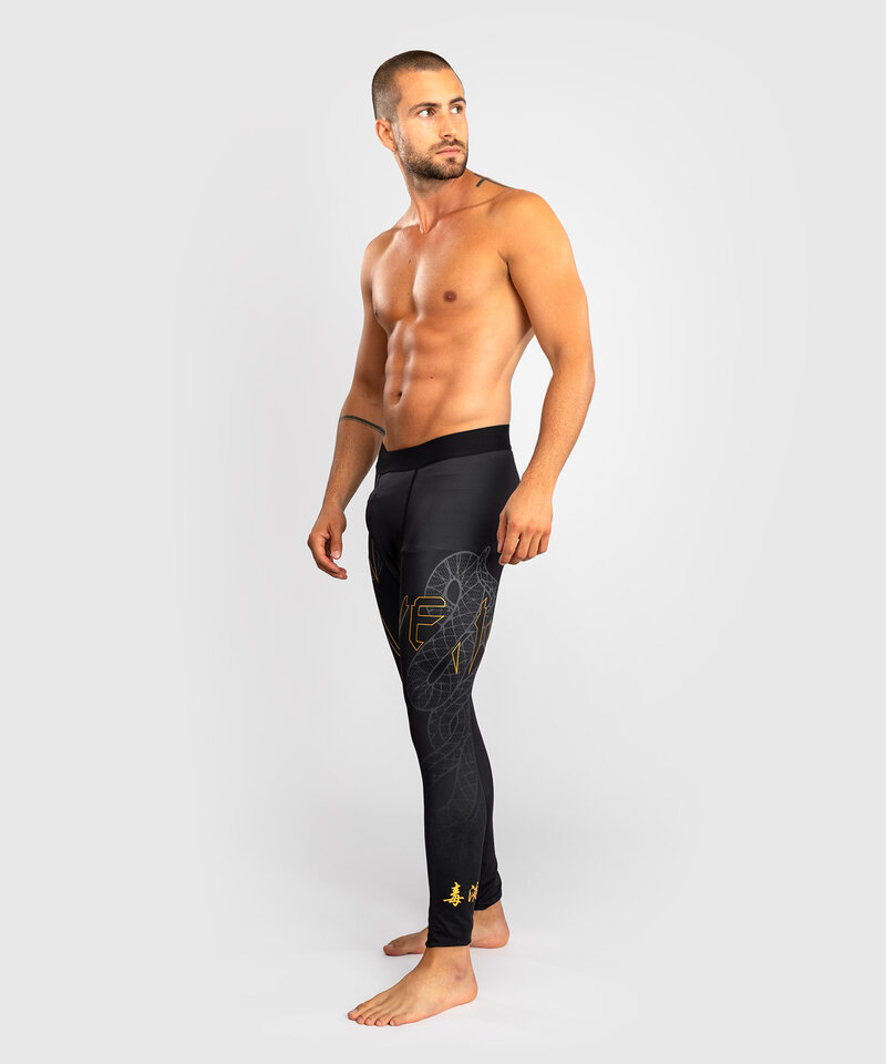 Venum Venum Serpenti Sport Leggings Spats Schwarz Silber Gold
