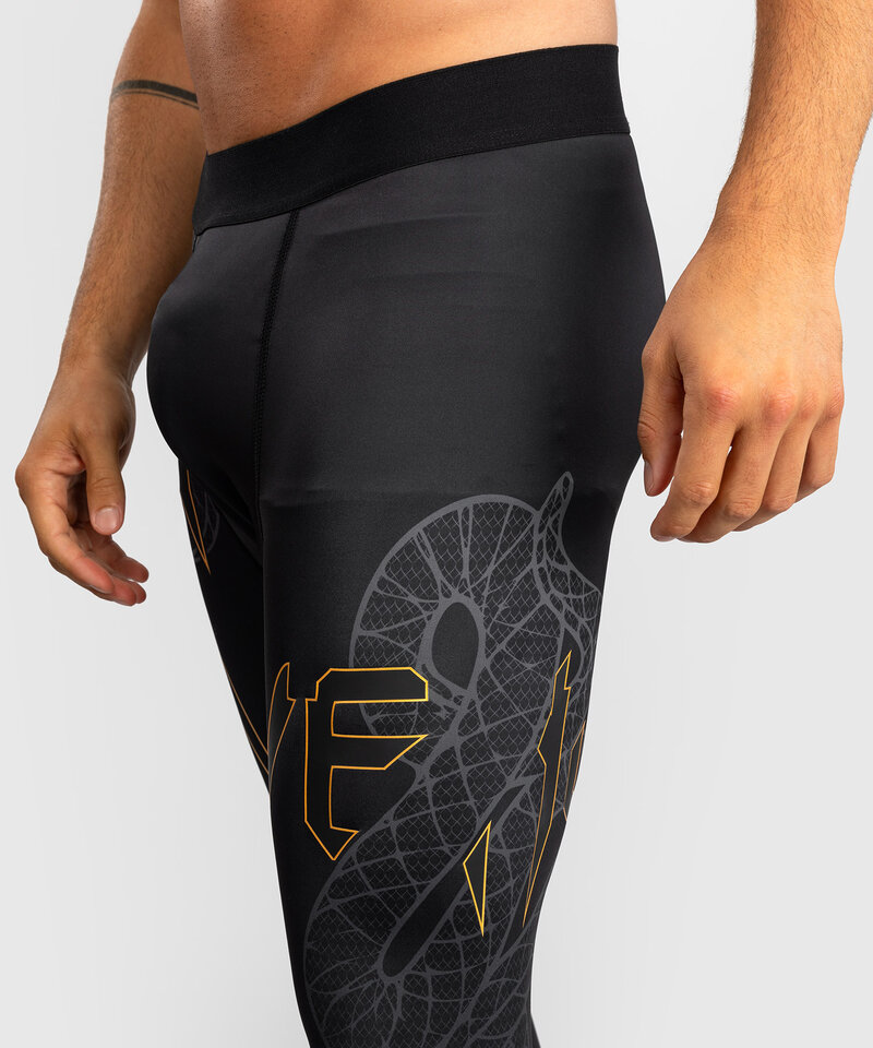 Venum Venum Serpenti Sportlegging Spats Zwart Zilver Goud