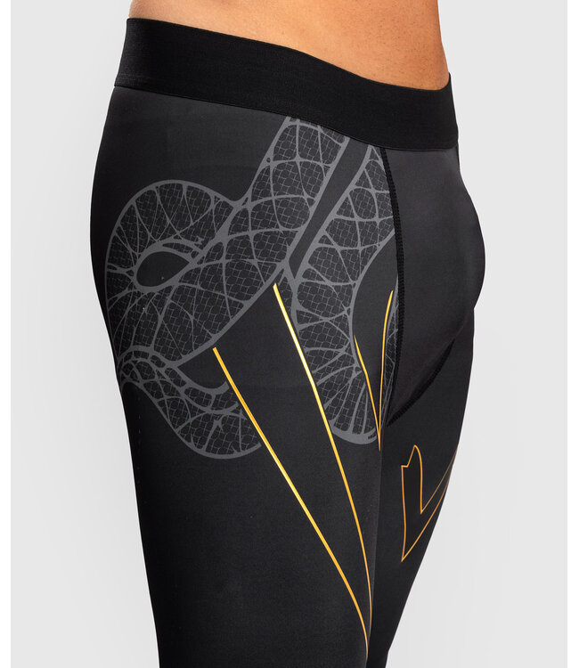 Venum Serpenti Sportlegging Spats Zwart Zilver Goud