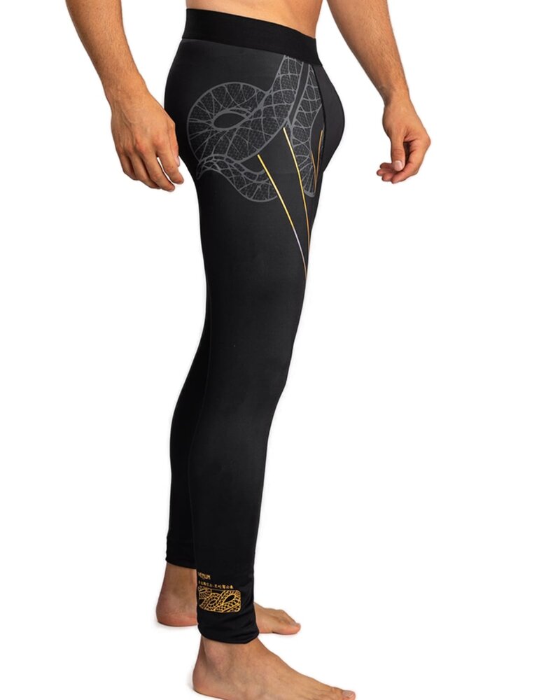 Venum Venum Serpenti Sport Leggings Spats Schwarz Silber Gold