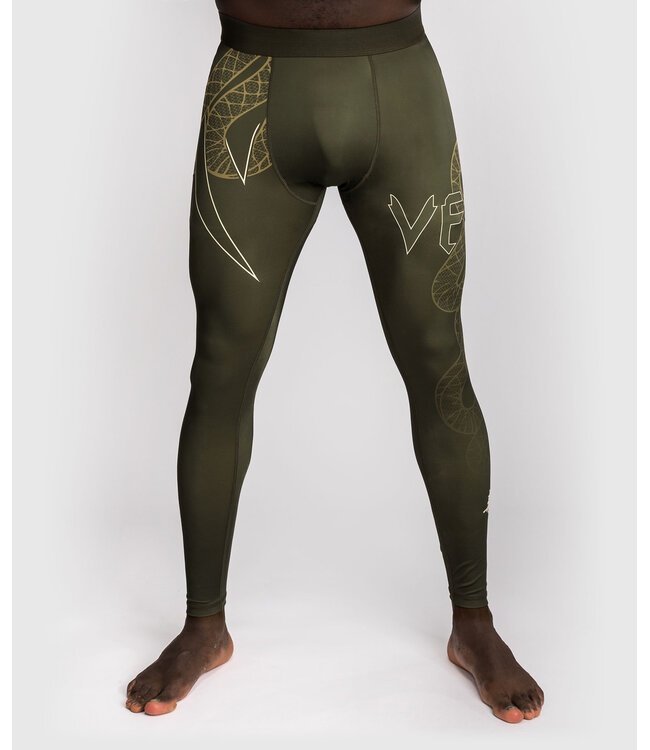 Venum Serpenti Sportlegging Spats Kaki Bronze Elfenbein