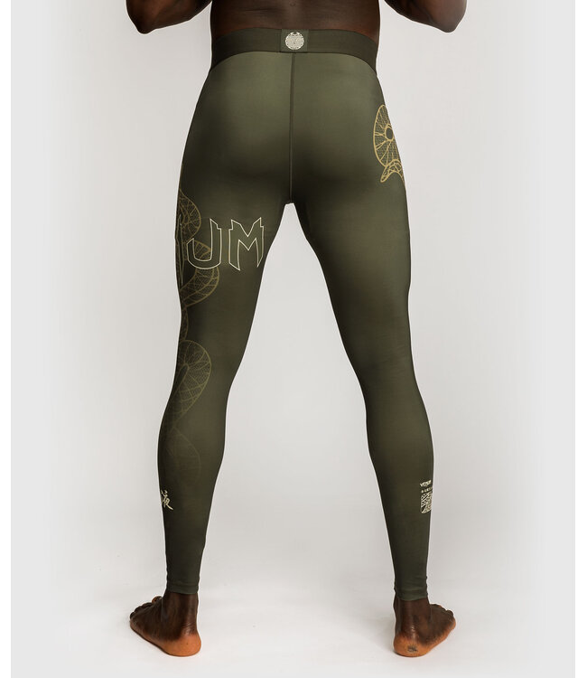 Venum Serpenti Sportlegging Spats Kaki Brons Ivoor