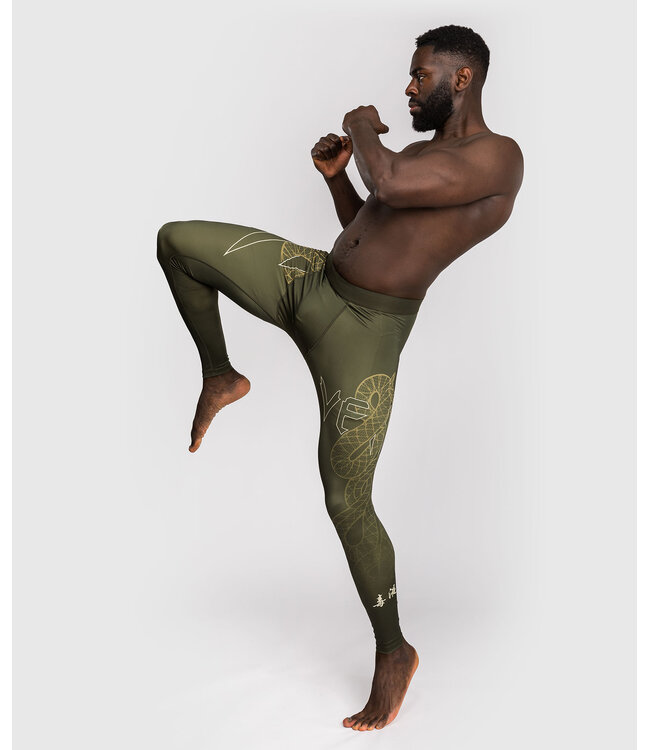 Venum Serpenti Sportlegging Spats Kaki Brons Ivoor