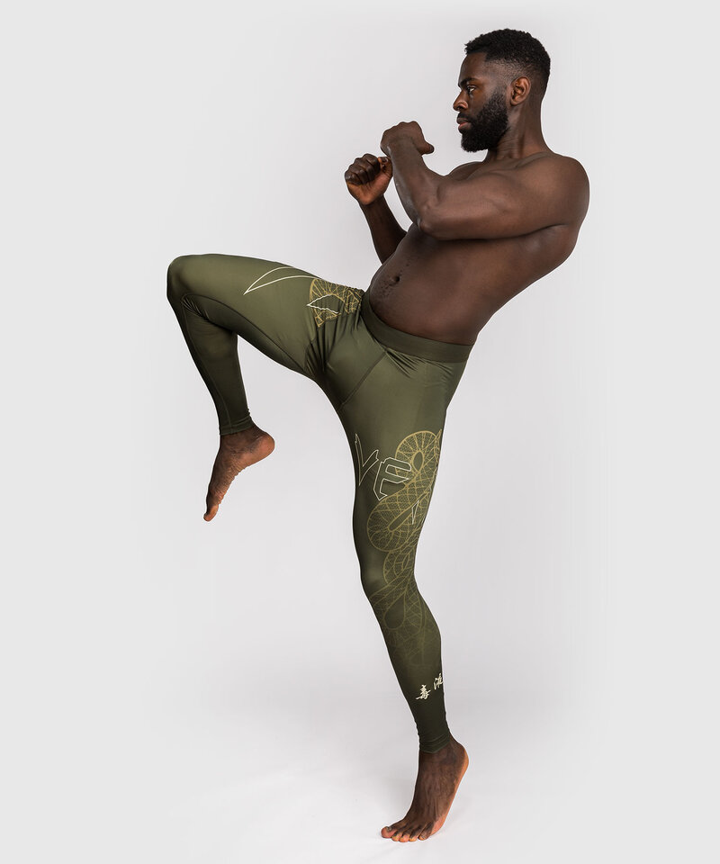 Venum Venum Serpenti Sportlegging Spats Kaki Brons Ivoor