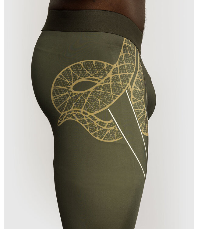 Venum Serpenti Sportlegging Spats Kaki Bronze Elfenbein