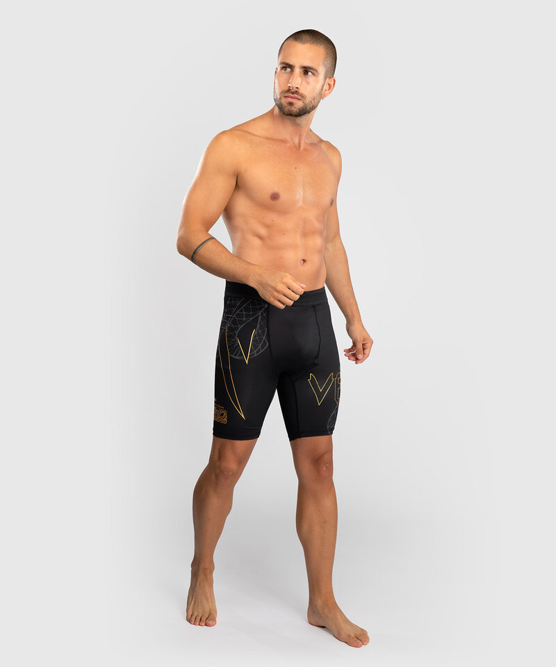 Venum Venum Serpenti Vale Tudo Shorts Zwart Zilver Goud