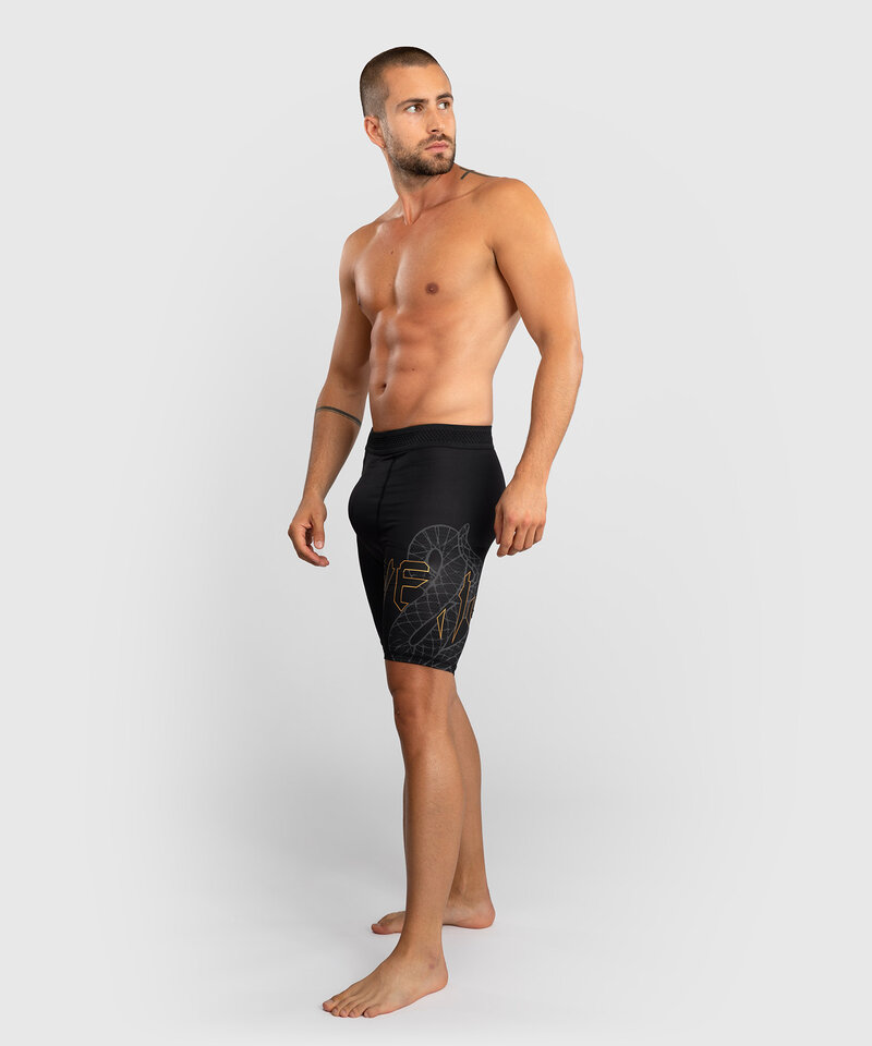 Venum Venum Serpenti Vale Tudo Shorts Zwart Zilver Goud