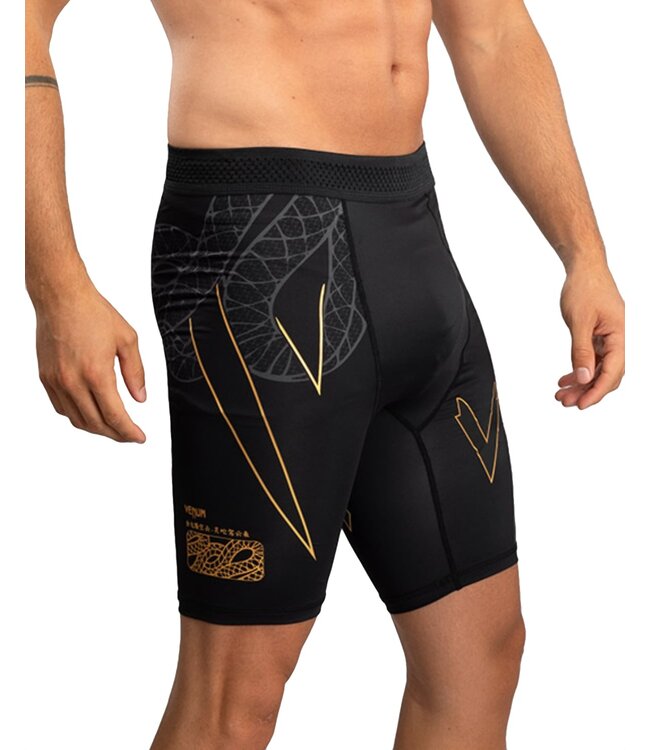 Venum Serpenti Vale Tudo Shorts Schwarz Silber Gold