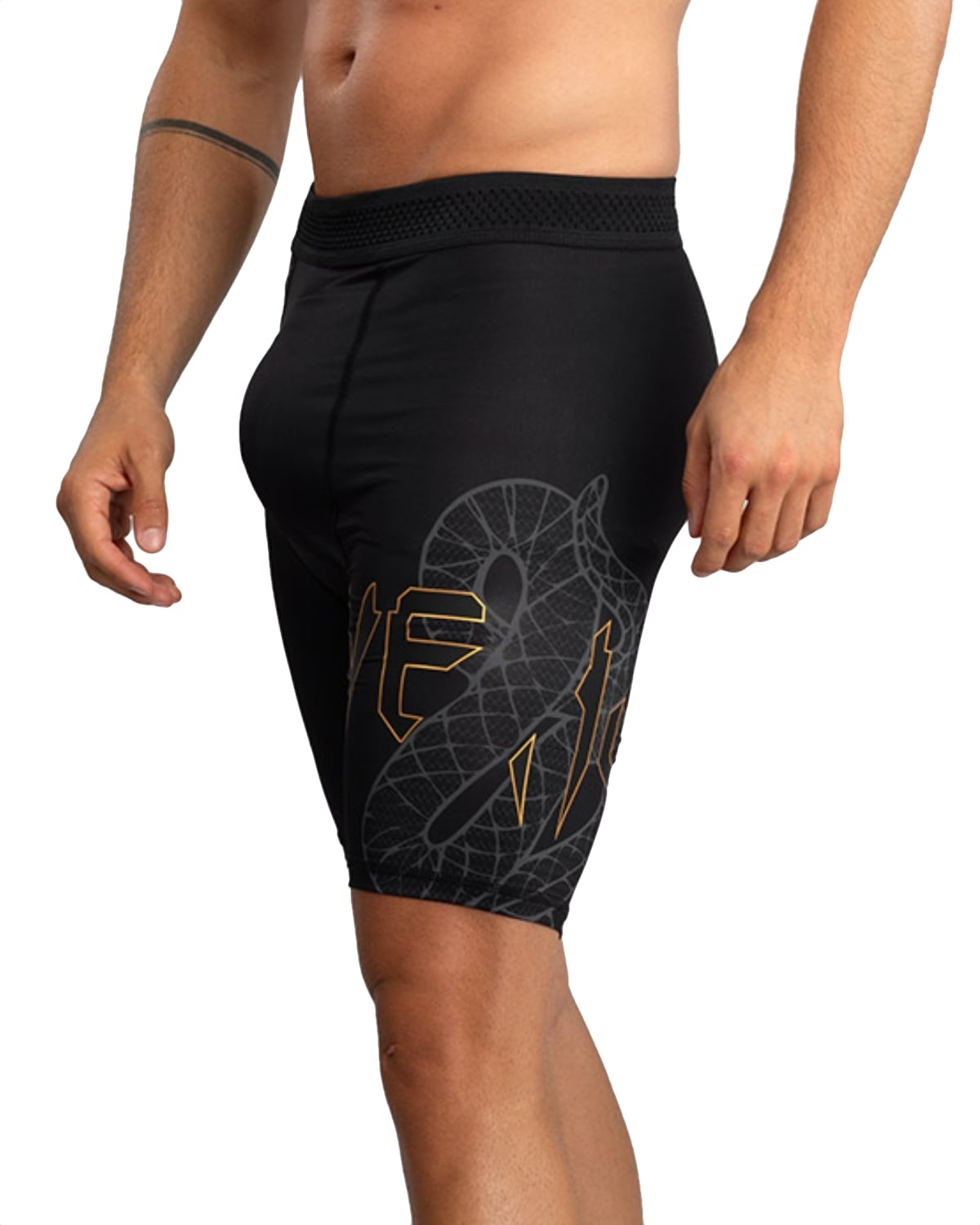 Venum Venum Serpenti Vale Tudo Shorts Schwarz Silber Gold