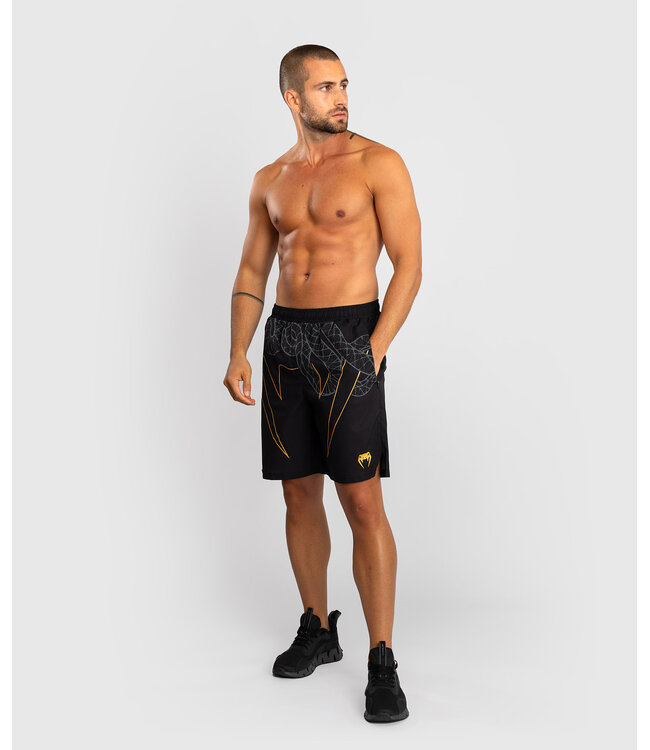 Venum Serpenti Training Shorts Zwart Zilver Goud