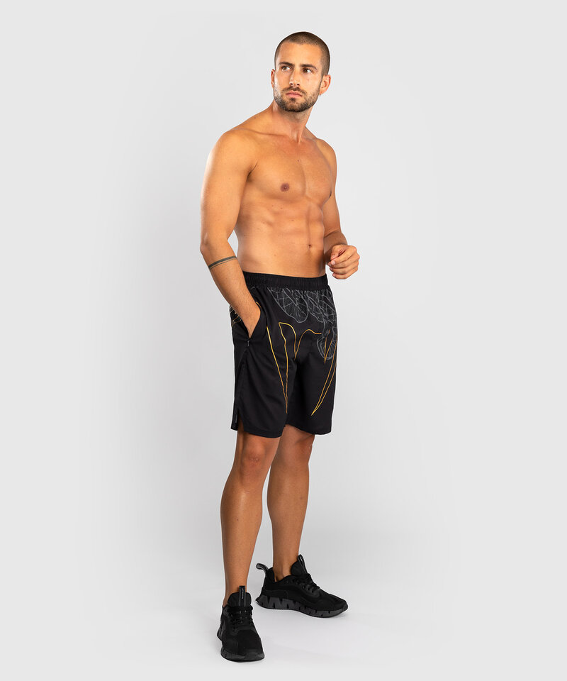 Venum Venum Serpenti Training Shorts Zwart Zilver Goud