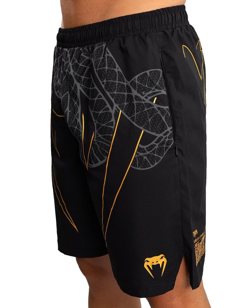 Venum Venum Serpenti Training Shorts Black Silver Gold
