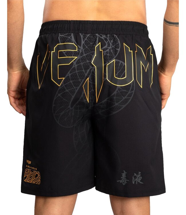Venum Serpenti Training Shorts Zwart Zilver Goud