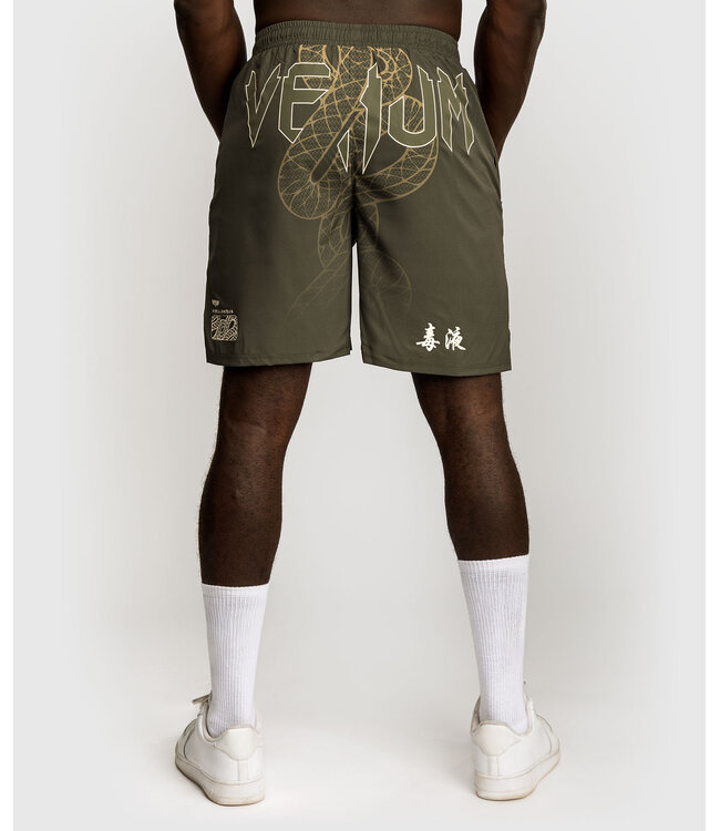 Venum Serpenti Training Shorts Khaki Brons Ivoor | Fitness & Training