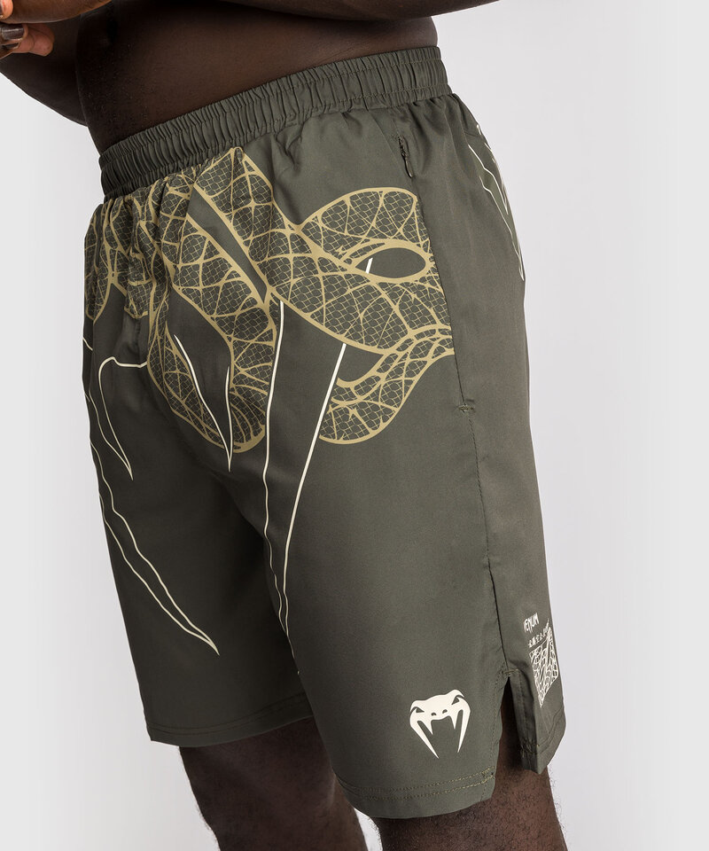 Venum Venum Serpenti Training Shorts Khaki Brons Ivoor