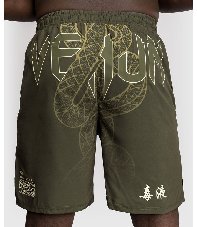 Venum Serpenti Training Shorts Khaki Brons Ivoor | Fitness & Training