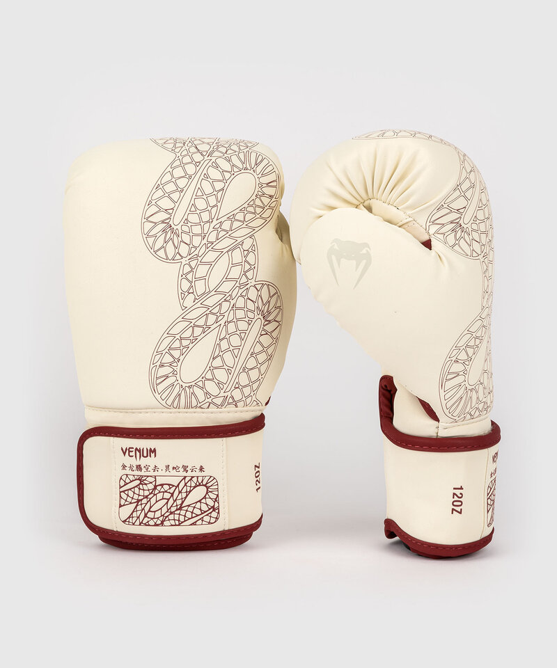 Venum Venum Serpenti Bokshandschoenen Ivoor Bordeaux Rood