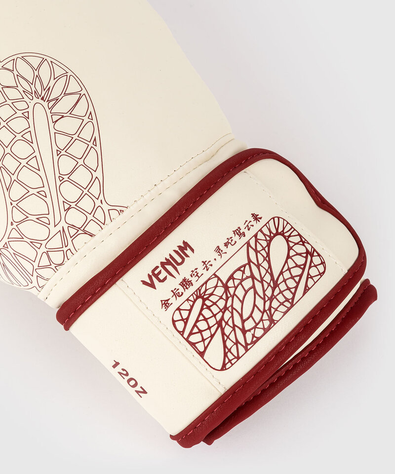 Venum Venum Serpenti Bokshandschoenen Ivoor Bordeaux Rood