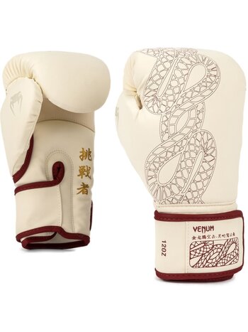 Venum Venum Serpenti Bokshandschoenen Ivoor Bordeaux Rood