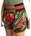 Venum Inferno Kids Kickboxing Muay Thai Shorts Army Green Orange