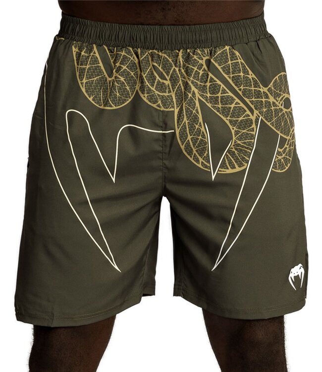 Venum Serpenti Training Shorts Khaki Bronze Ivory