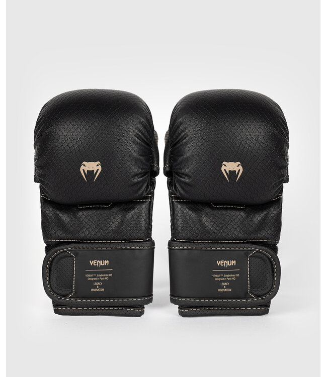 Venum Impact Evo Scales MMA Sparring Gloves Black