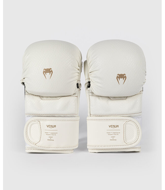 Venum Impact Evo Scales MMA Sparring Gloves Ivory