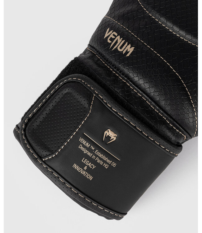 Venum Impact Evo Scales Boxing Gloves Black