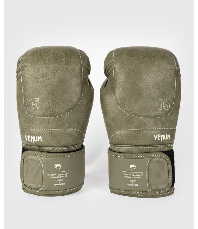 Venum Impact Evo Scales Boxhandschuhe Armee Grün