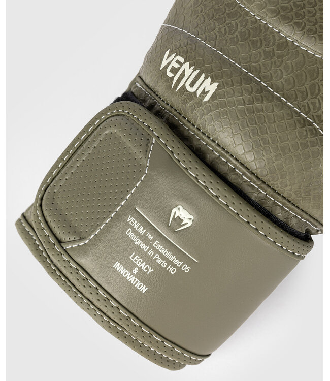 Venum Impact Evo Scales Boxhandschuhe Armee Grün