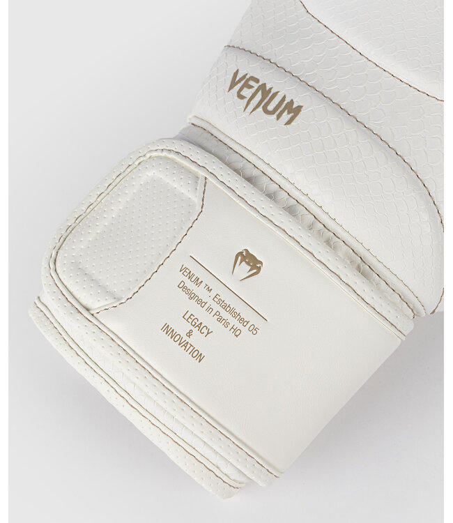 Venum Impact Evo Scales Boxing Gloves Ivory