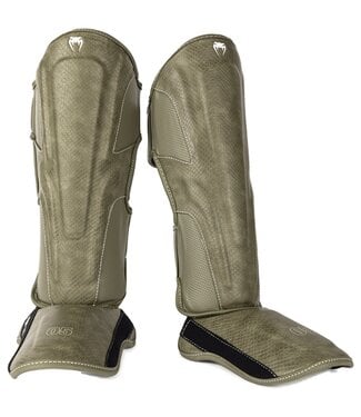 Venum Venum Impact Evo Scales Muay Thai Shinguards Army Green