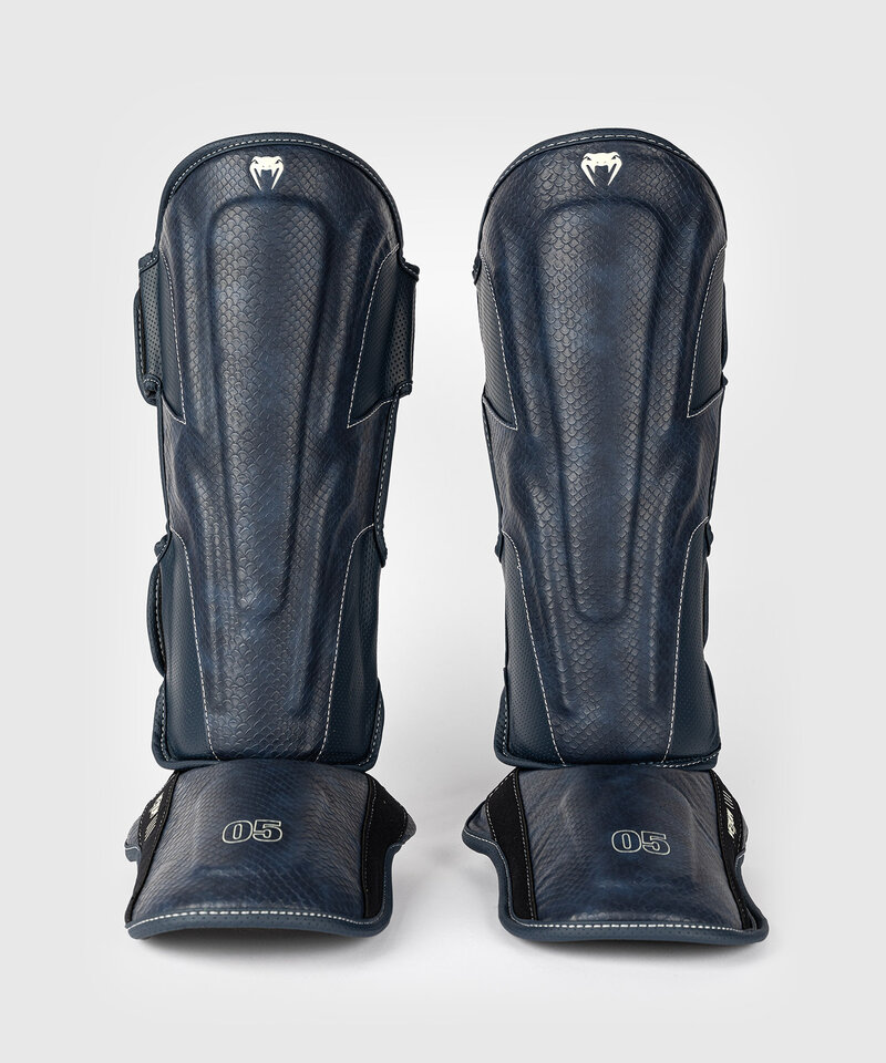 Venum Venum Impact Evo Scales Muay Thai Shinguards Midnight Blue