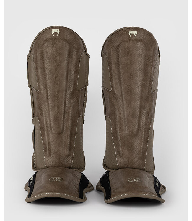 Venum Muay Thai Shinguards Impact Evo Scales  Brown