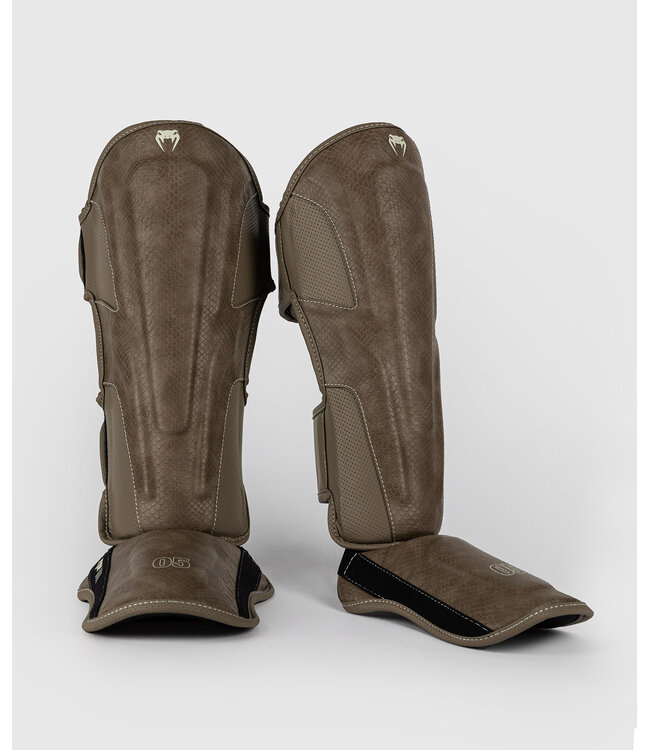Venum Muay Thai Shinguards Impact Evo Scales  Brown