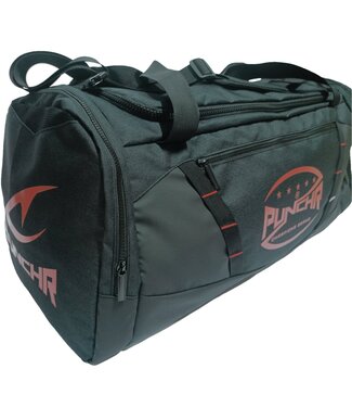 PunchR™  PunchR No Limits Duffel Sports Bag 40L Black Red