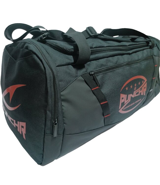 PunchR™  PunchR No Limits Duffel Sporttasche 58L Schwarz Rot