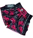 PRiDEorDiE PRIDEorDiE Cherry Choke Muay Thai Shorts Zwart Rood