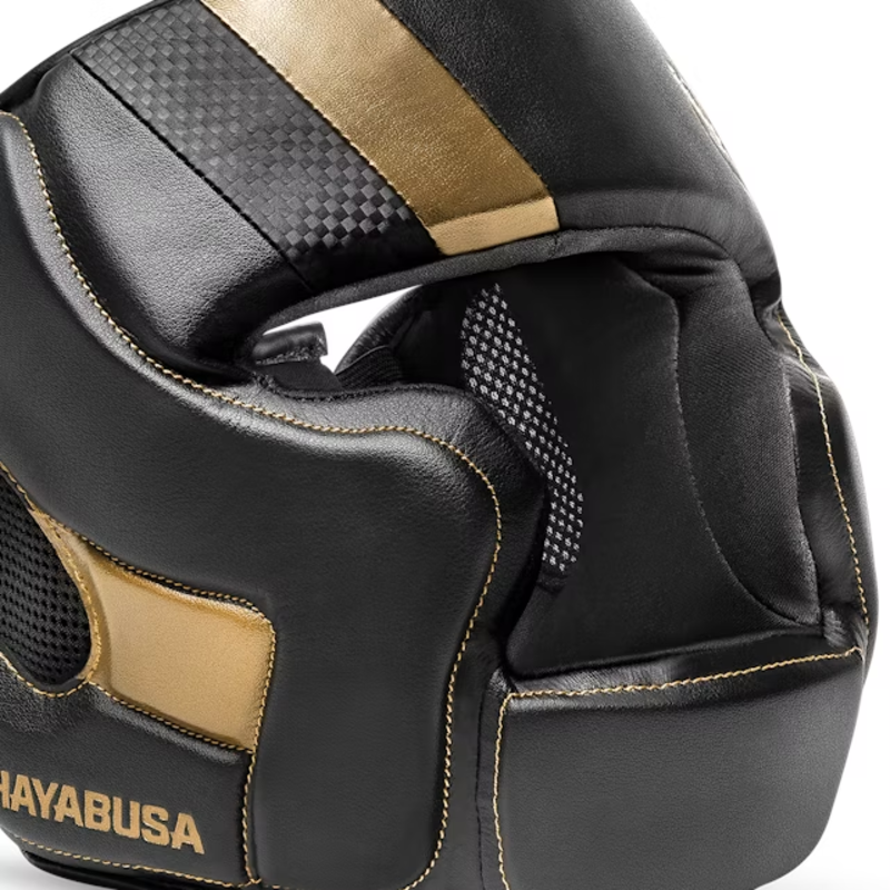 Hayabusa Hayabusa T3 Kopfschutz Headgear Schwarz Gold