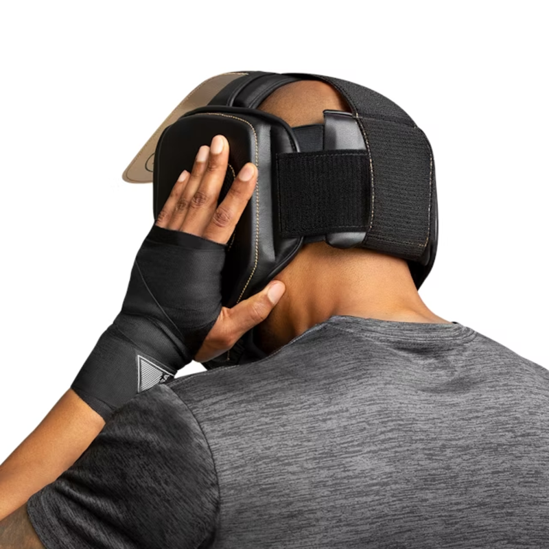Hayabusa Hayabusa T3 Headgear Hoofdbeschermer Zwart Goud