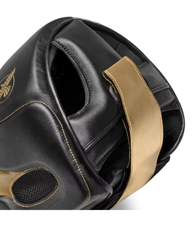 Hayabusa T3 Kopfschutz Schwarz Gold | Sparring Boxen & MMA