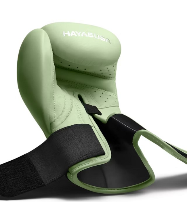 Hayabusa T3 Kanpeki Leather Boxing Gloves – Summer Moss Green