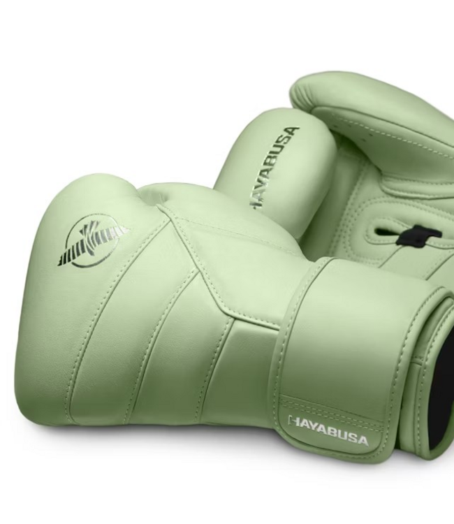 Hayabusa T3 Kanpeki Leather Boxing Gloves – Summer Moss Green