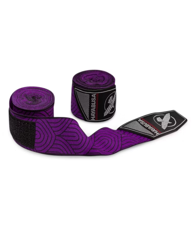 Hayabusa Perfect Stretch Boxing Hand Wraps Purple Lotus