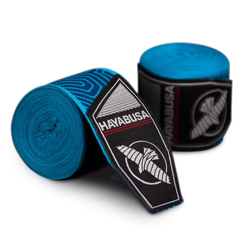 Hayabusa Hayabusa Perfect Stretch Boxing Hand Wraps Blue Geo